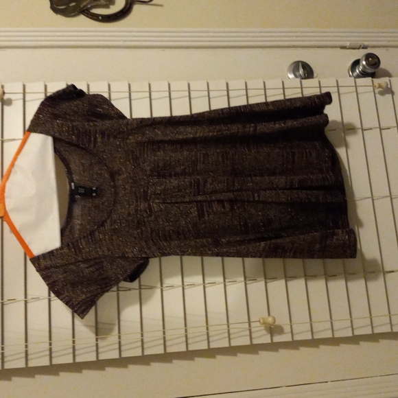 H&M xs black and gold, made in Ukraine top - Picture 1 of 4